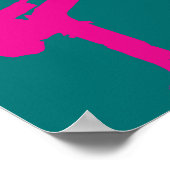 Karate Pop Art Poster (Hoek)