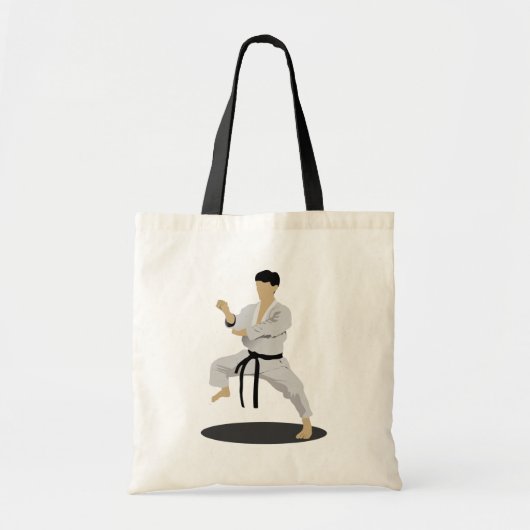 Karate Pose Canvas tas (Voorkant)