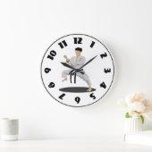 Karate Pose Clock Grote Klok (Huis)