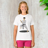 Karate Pose Meisjes T-shirt