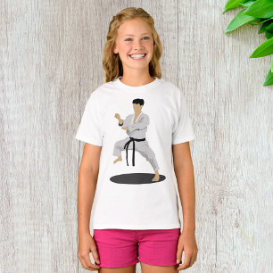 Karate Pose Meisjes T-shirt