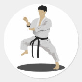 Karate Pose Stickers (Voorkant)