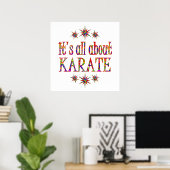 KARATE POSTER (Thuiskantoor)