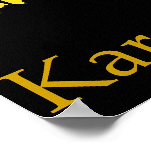 Karate Poster (Hoek)