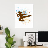 Karate Poster (Thuiskantoor)