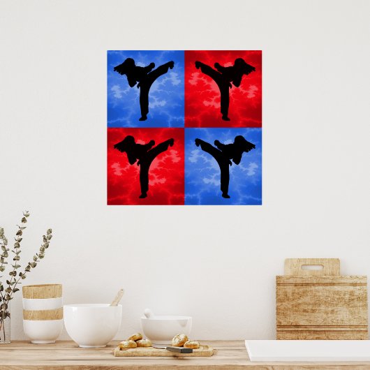 Karate Poster (Keuken)