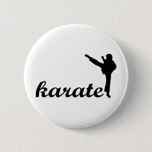 Karate Products! Ronde Button 5,7 Cm (Voorkant)