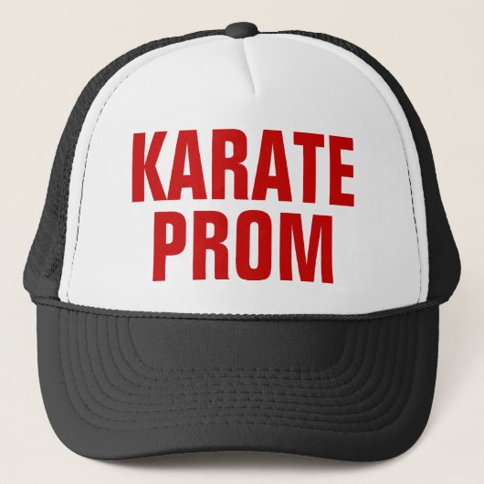 Karate Prom Trucker Hat Pet (Voorkant)