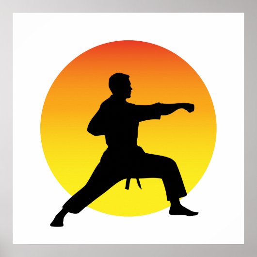 Karate Punch. Poster (Voorkant)