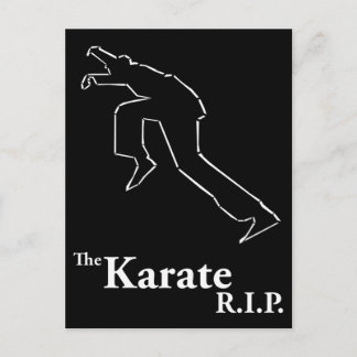 Karate R.I.P. Briefkaart
