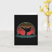 Karate Retro jaren 80 stijl Kaart (Gele Bloem)