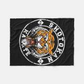 Karate Retro Shotokan Gift Fan van Karate Fleece Deken (Voorkant (Horizontaal))