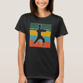 Karate Retro Sunset Karate T-shirt (Voorkant)