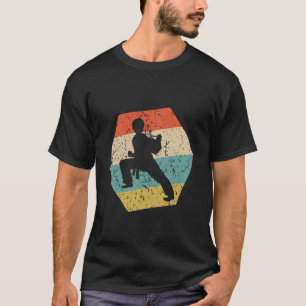 Karate Retro Vervuild Zeshoek Vechtkunst T-shirt