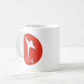 Karate Rising Sun Koffiemok (Voorkant links)