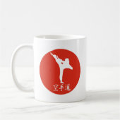 Karate Rising Sun Koffiemok (Links)