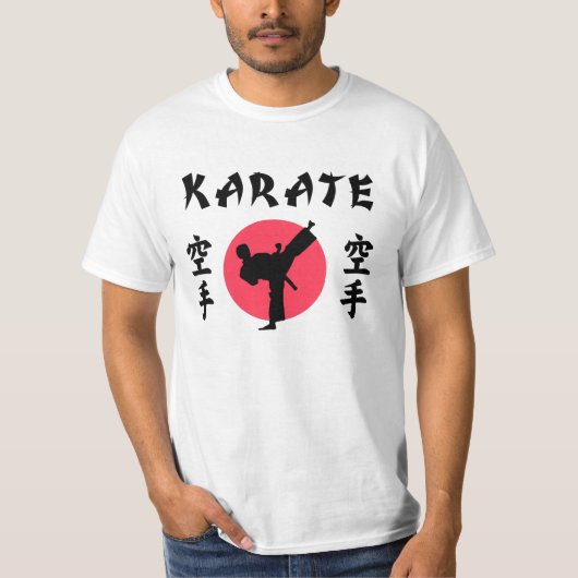 Karate Rising Sun T-Shirt (Voorkant)