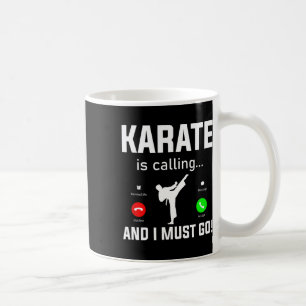 Karate roept en ik moet grappig karate gaan koffiemok
