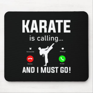 Karate roept en ik moet grappig karate gaan muismat