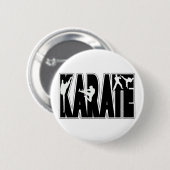 KARATE RONDE BUTTON 5,7 CM (Voorkant /achterkant)