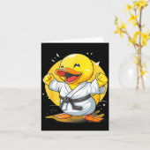 Karate Rubber Eend Dier Mma Taekwondo Jiu-Jitsu Kaart (Gele Bloem)