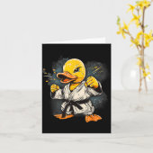 Karate Rubber Eend Dier Mma Taekwondo Jiu-Jitsu Kaart (Gele Bloem)