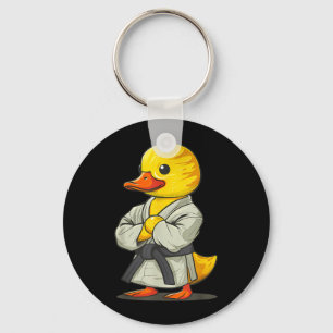 Karate Rubber Eend Dier MMA Taekwondo Jiu-Jitsu Sleutelhanger
