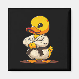 Karate Rubber Eend Motief Taekwondo Jiu-jitsu Mma Magneet