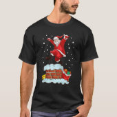Karate Santa Claus Kerstmis Kung Fu Taekwondo MMA T-shirt (Voorkant)