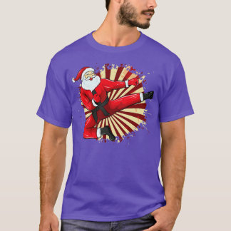 Karate Santa Martial Arts Merry Kerstmis T-shirt