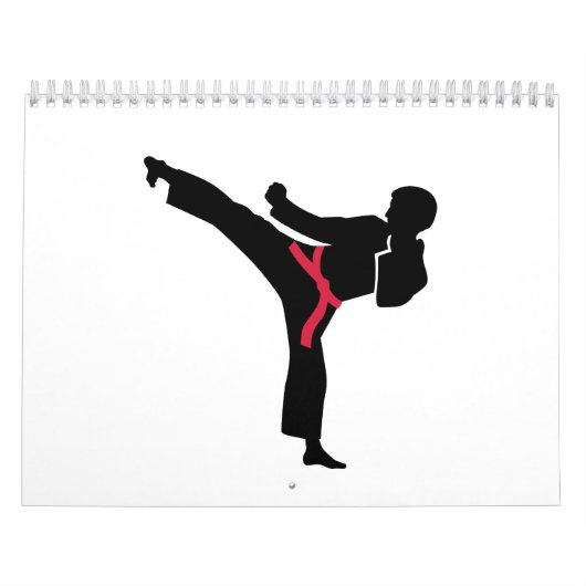 Karate schop kalender (Hoes)