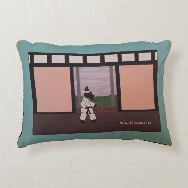 KARATE SCOTTIE ACCENT KUSSEN (Voorkant)