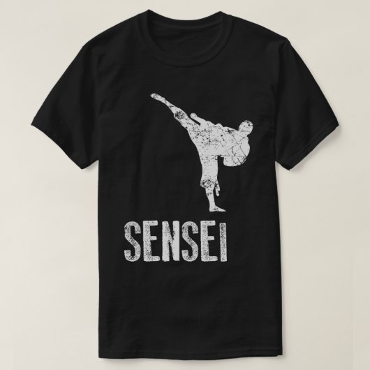 Karate Sensei Cool Martial Arts Gift T-shirt (Design voorkant)