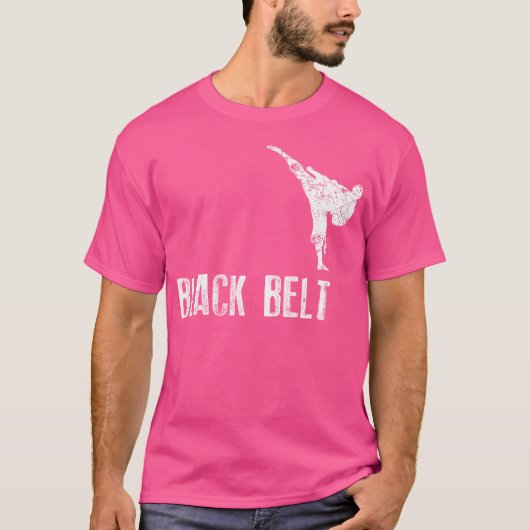 Karate Shirt Black Belt Cool Martial Arts Gift (Voorkant)