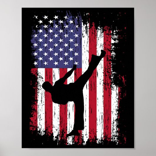 Karate Shirt - Funny Taekwondo Poster (Voorkant)