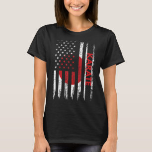 Karate Shirt Martial Arts Gift Japanse vlag