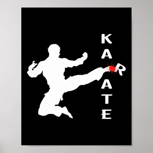 Karate Shirt Poster (Voorkant)