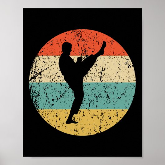 Karate Shirt -  Retro Martial Arts Poster (Voorkant)