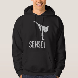 Karate Shirt, Sensei Cool Martial Arts Gift Hoodie