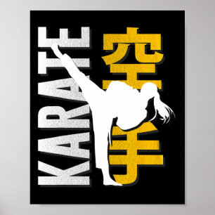 Karate Shirten Martial Arts - Meisjes Poster