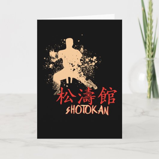 Karate Shotokan Kaart (Voorkant)