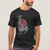 Karate Shotokan  Tiger Martial Arts Kanji B T-shirt (Voorkant)