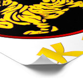 Karate Shotokan Tiger Martial Arts Poster (Hoek)