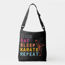 Karate Silhouette Japan Modern Trendy Black