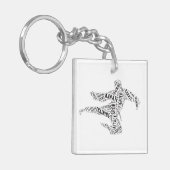 Karate Sleutelhanger (Voorkant Links)