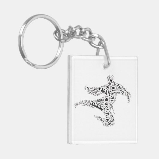 Karate Sleutelhanger (Voorkant Links)