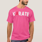 Karate Speler Shirt Karate Love-R Gift (Voorkant)