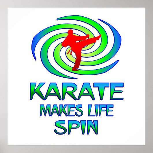 Karate Spins Poster (Voorkant)