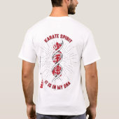 Karate Spirit in mijn DNA T-shirt (Achterkant)