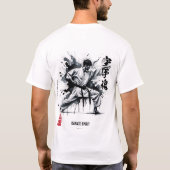 Karate Spirit InkAlcohol Karateka Mannelijk T-shirt (Achterkant)